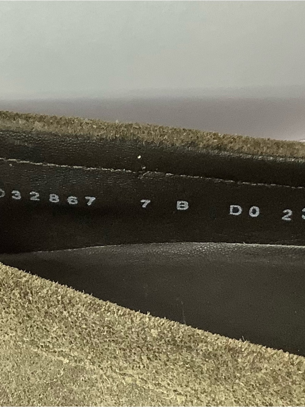 Cole Haan Olive Green Suede Penny Loafers - Picture 5 of 5
